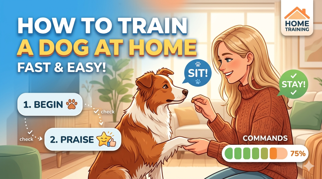 how to train a dog at home