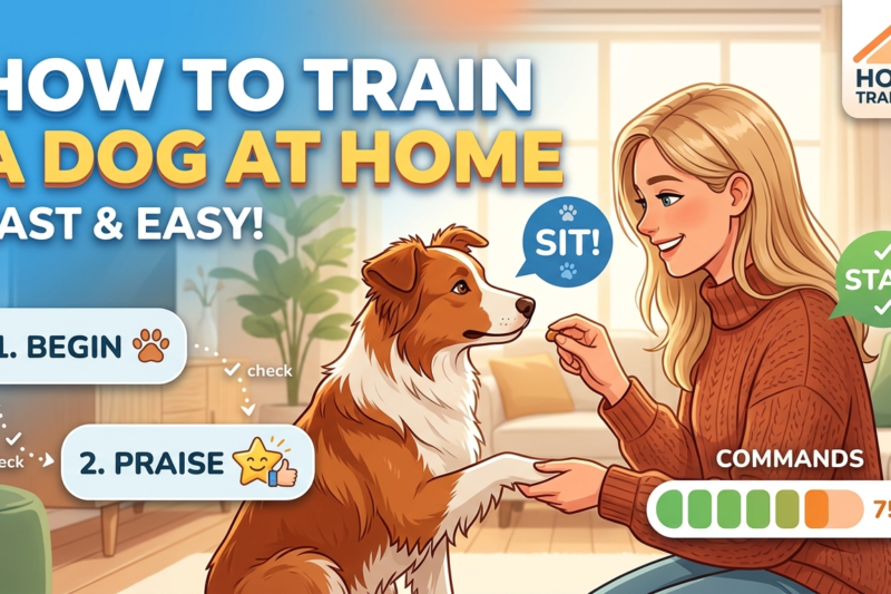 how to train a dog at home