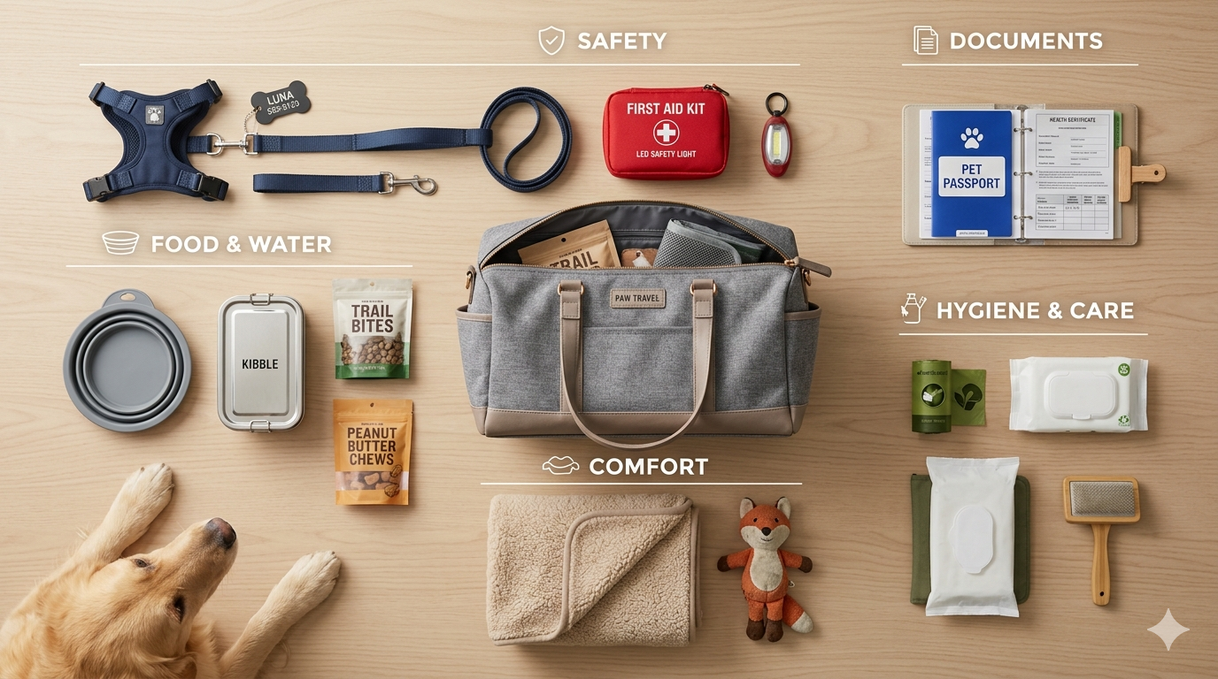 Pet Travel Essentials You Must Pack