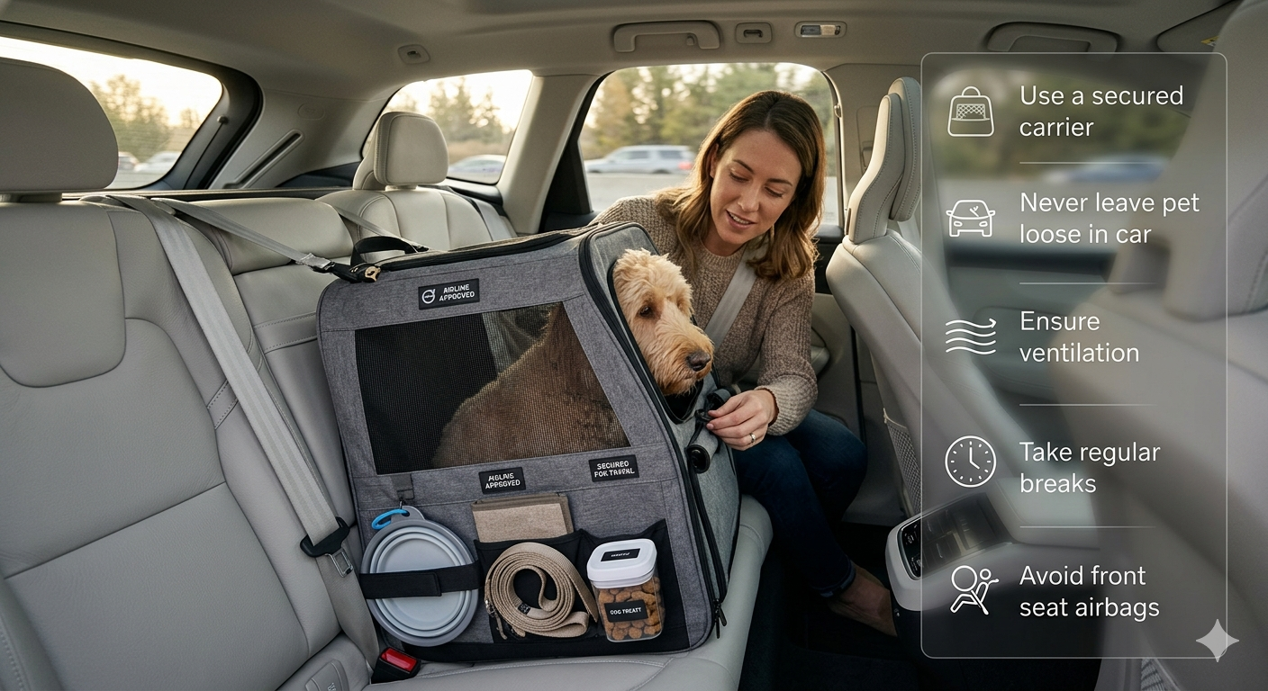 Safe Car Travel Tips for Pets