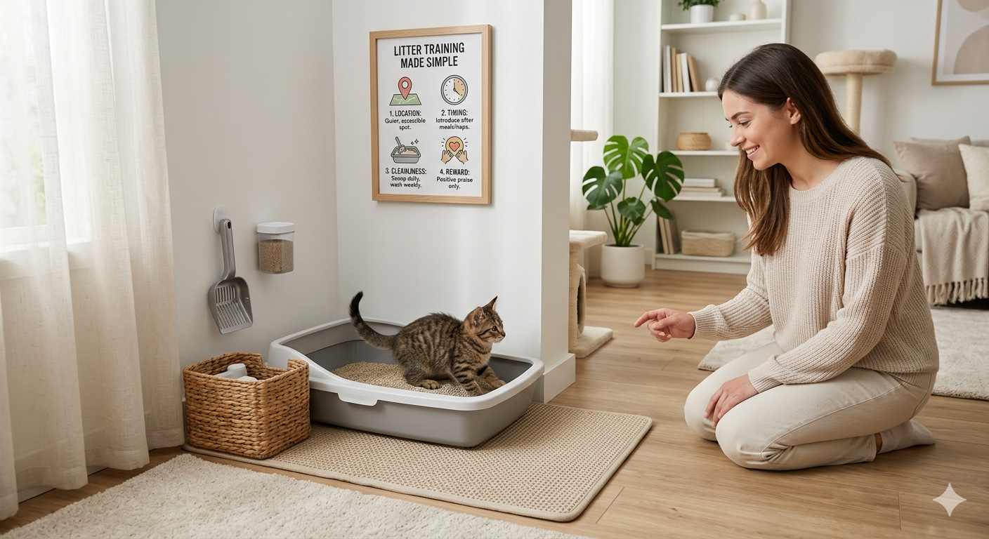 How to Litter Train Your Cat Fast