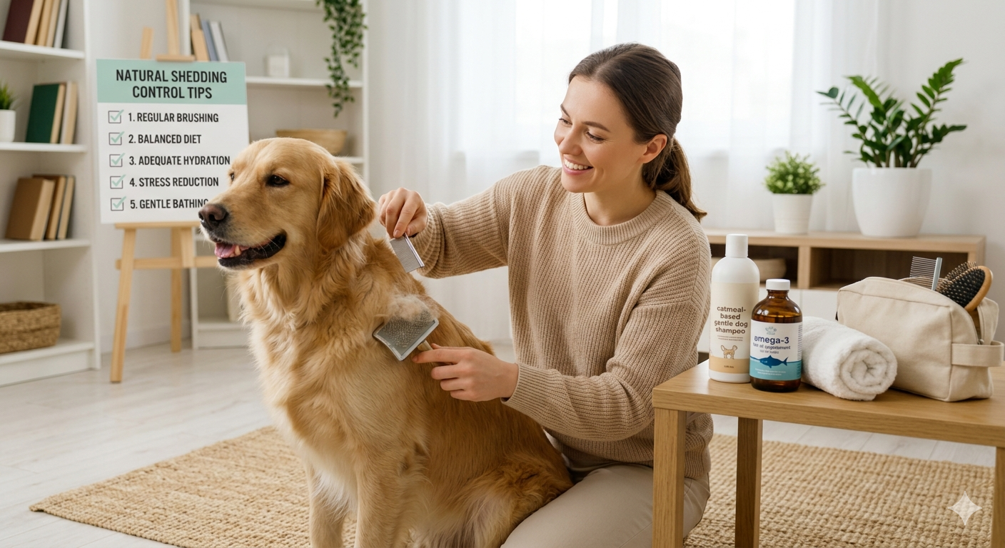 How to Control Dog Shedding Naturally